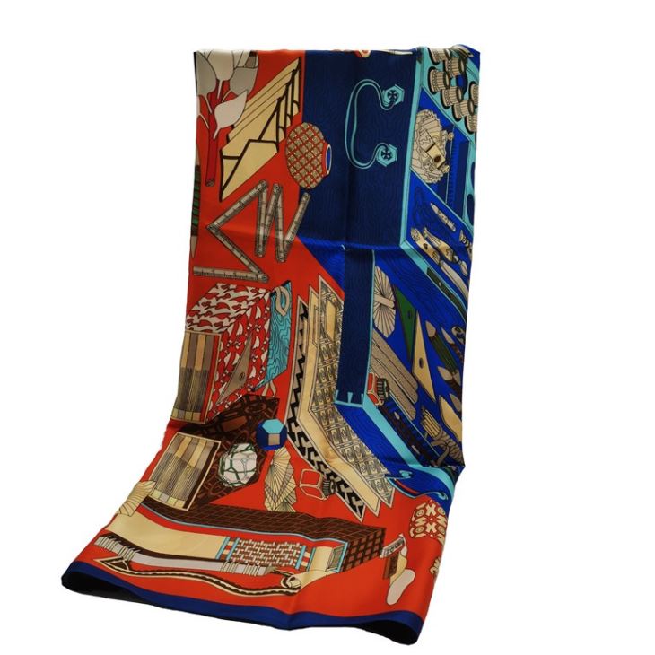 Decorative Double-sided Satin Scarf Decorative Double-sided Satin Scarf
